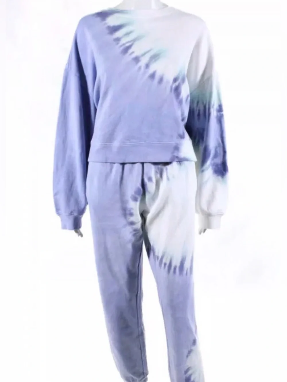 NWT Wildfox Shibori Sweatshirt Hoodie & Coordinating Sweatpants Set